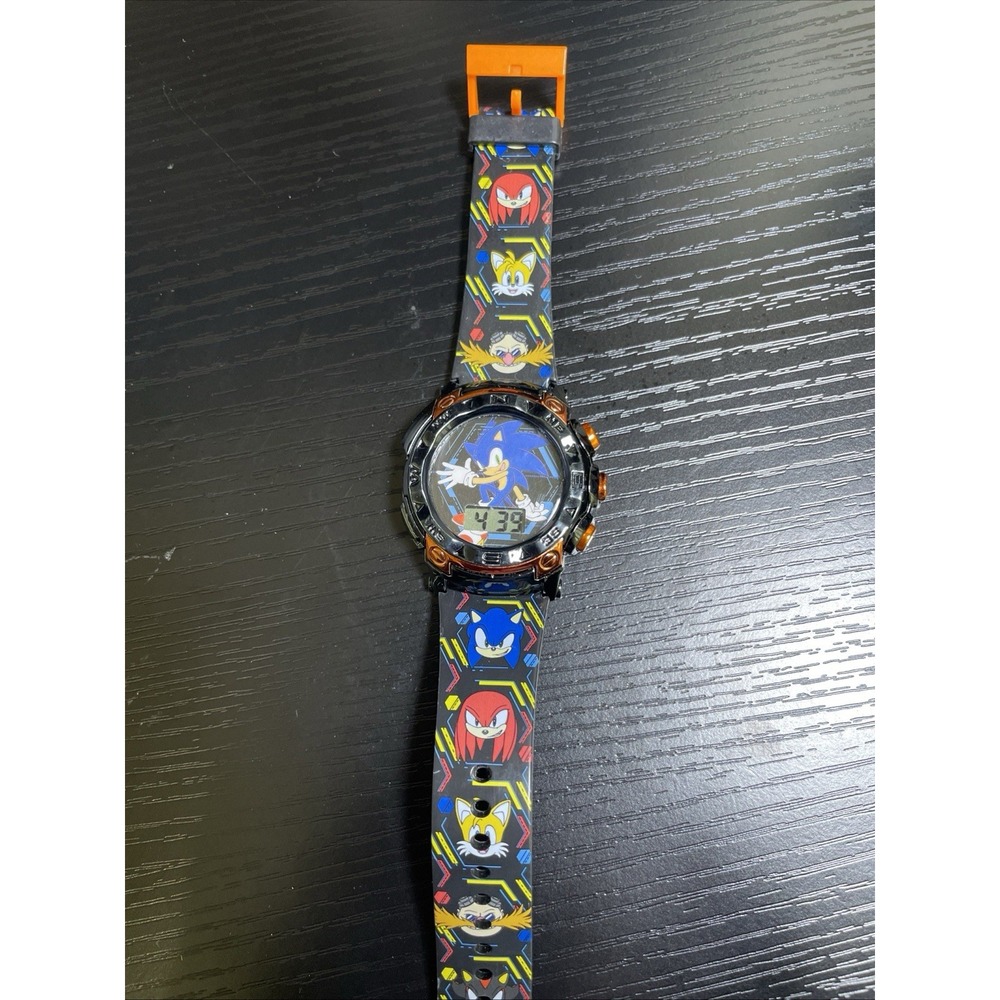 Sonic The Hedgehog Digital Watch Sega Accutime Black Works